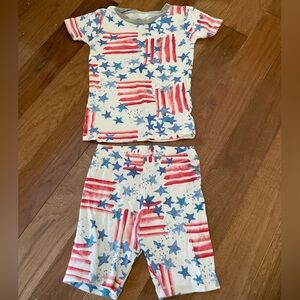 Burt's Bees Kids Red, White, and Blue Outfit